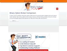 Tablet Screenshot of binaryoptionsgeek.net